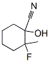 Cyclohexanecarbonitrile, 2-fluoro-1-hydroxy-2-methyl- (9CI) CAS#: 412034-84-5