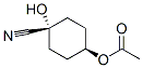 Cyclohexanecarbonitrile, 4-(acetyloxy)-1-hydroxy-, cis- (9CI) CAS#: 477344-74-4