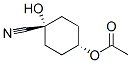 Cyclohexanecarbonitrile, 4-(acetyloxy)-1-hydroxy-, trans- (9CI) CAS#: 477344-82-4