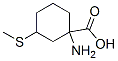 Cyclohexanecarboxylic acid, 1-amino-3-(methylthio)- (9CI) CAS#: 52474-43-8