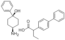 Cyclohexanol, 4-amino-1-phenyl-, alpha-ethyl-4-biphenylacetate, (Z)- CAS#: 51171-85-8