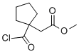 Cyclopentaneacetic acid, 1-(chlorocarbonyl)-, methyl ester (9CI) CAS#: 411238-23-8
