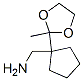 Cyclopentanemethanamine, 1-(2-methyl-1,3-dioxolan-2-yl)- (9CI) CAS#: 403615-69-0
