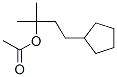 Cyclopentanepropanol, -alpha-,-alpha--dimethyl-, acetate (9CI) CAS#: 505077-39-4