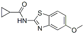 Cyclopropanecarboxamide, N-(5-methoxy-2-benzothiazolyl)- (9CI) CAS#: 484657-63-8