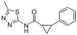 Cyclopropanecarboxamide, N-(5-methyl-1,3,4-thiadiazol-2-yl)-2-phenyl- (9CI) CAS#: 545350-17-2