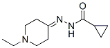 Cyclopropanecarboxylic acid, (1-ethyl-4-piperidinylidene)hydrazide (9CI) CAS#: 541543-01-5
