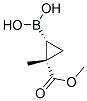 Cyclopropanecarboxylic acid, 2-borono-1-methyl-, 1-methyl ester, (1S,2R)- CAS#: 570431-58-2