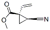 Cyclopropanecarboxylic acid, 2-cyano-1-ethenyl-, methyl ester, cis- (9CI) CAS#: 51171-66-5