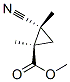 Cyclopropanecarboxylic acid, 2-cyano-1,2-dimethyl-, methyl ester, cis- (9CI) CAS#: 57234-24-9
