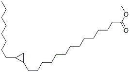 Cyclopropanetetradecanoic acid, 2-octyl-, methyl ester CAS#: 52355-42-7
