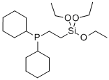 DICYCLOHEXYLPHOSPHINOETHYLTRIETHOXYSILANE CAS#: 55289-47-9