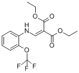 DIETHYL 2-(TRIFLUOROMETHOXY)PHENYLAMINO-N-METHYLENEMALONATE CAS#: 49713-41-9