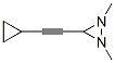 Diaziridine, 3-(cyclopropylethynyl)-1,2-dimethyl- (9CI) CAS#: 400602-46-2
