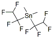 Dimethylbis(1,1,2,2-tetrafluoroethyl)tin(IV) CAS#: 662-83-9
