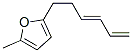 (E)-2-(3,5-hexadienyl)-5-methylfuran CAS#: 5159-44-4