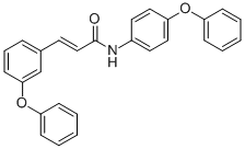 (E)-3-(3-PHENOXYPHENYL)-N-(4-PHENOXYPHENYL)-2-PROPENAMIDE CAS#: 478258-17-2