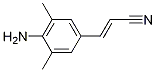 (E)-3-(4-amino-3,5-dimethylphenyl)acrylonitrile CAS#: 500292-94-4