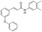 (E)-N-(3,4-DIMETHYLPHENYL)-3-(3-PHENOXYPHENYL)-2-PROPENAMIDE CAS#: 478258-20-7