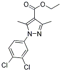 ETHYL 1-(3,4-DICHLOROPHENYL)-3,5-DIMETHYL-1H-PYRAZOLE-4-CARBOXYLATE CAS#: 477710-51-3