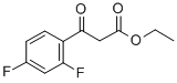 ETHYL 2,4-DIFLUOROBENZOYLACETATE CAS#: 58101-23-8