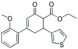 ETHYL 4-(2-METHOXYPHENYL)-2-OXO-6-(3-THIENYL)-3-CYCLOHEXENE-1-CARBOXYLATE CAS#: 446275-96-3
