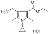 ETHYL 4-(AMINOMETHYL)-1-CYCLOPROPYL-2,5-DIMETHYL-1H-PYRROLE-3-CARBOXYLATE HYDROCHLORIDE CAS#: 465515-33-7
