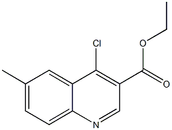 ETHYL 4-CHLORO-6-METHYLQUINOLINE-3-CARBOXYLATE CAS#: 56824-87-4
