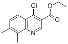 ETHYL 4-CHLORO-7,8-DIMETHYLQUINOLINE-3-CARBOXYLATE CAS#: 56824-88-5