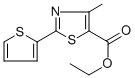 ETHYL 4-METHYL-2-(2-THIENYL)-1,3-THIAZOLE-5-CARBOXYLATE CAS#: 56421-62-6