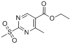 ETHYL 4-METHYL-2-(METHYLSULFONYL)PYRIMIDINE-5-CARBOXYLATE CAS#: 509101-17-1