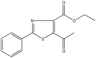 ETHYL 5-ACETYL-2-PHENYLTHIAZOLE-4-CARBOXYLATE CAS#: 57560-93-7