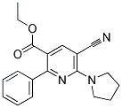 ETHYL 5-CYANO-2-PHENYL-6-(1-PYRROLIDINYL)NICOTINATE CAS#: 477866-02-7