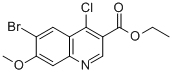 ETHYL 6-BROMO-4-CHLORO-7-METHOXYQUINOLINE-3-CARBOXYLATE CAS#: 476194-45-3