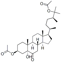 Ergostan-6-one, 3,25-bis(acetyloxy)-5-hydroxy-, (3beta,5alpha)- CAS#: 56143-29-4