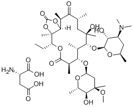 Erythromycin A 11,12-carbonate L-aspartate CAS#: 55171-82-9