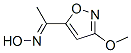 Ethanone, 1-(3-methoxy-5-isoxazolyl)-, oxime, (E)- (9CI) CAS#: 55704-93-3