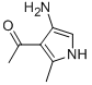Ethanone, 1-(4-amino-2-methyl-1H-pyrrol-3-yl)- (9CI) CAS#: 57435-78-6