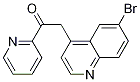 Ethanone, 2-(6-broMo-4-quinolinyl)-1-(2-pyridinyl)- CAS#: 476472-24-9