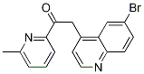 Ethanone, 2-(6-broMo-4-quinolinyl)-1-(6-Methyl-2-pyridinyl)- CAS#: 476472-28-3