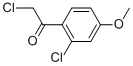Ethanone, 2-chloro-1-(2-chloro-4-methoxyphenyl)- (9CI) CAS#: 51488-82-5