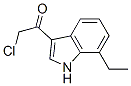 Ethanone, 2-chloro-1-(7-ethyl-1H-indol-3-yl)- (9CI) CAS#: 571153-20-3