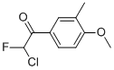 Ethanone, 2-chloro-2-fluoro-1-(4-methoxy-3-methylphenyl)- (9CI) CAS#: 58750-70-2