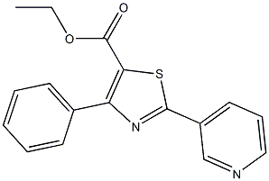 Ethyl 4-phenyl-2-(pyridin-3-yl)thiazole-5-carboxylate CAS#: 51492-88-7