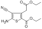 Ethyl 5-amino-4-cyano-3-(2-ethoxy-2-oxoethyl)thiophene-2-carboxylate CAS#: 58168-20-0