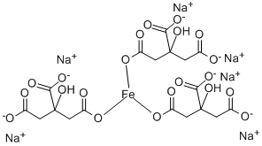 FERRIC SODIUM CITRATE CAS#: 52031-09-1