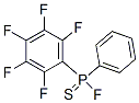 Fluoro(pentafluorophenyl)(phenyl)phosphine sulfide CAS#: 53327-27-8