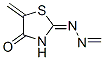Formaldehyde, (5-methylene-4-oxo-2-thiazolidinylidene)hydrazone (9CI) CAS#: 412311-52-5