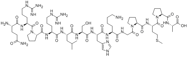 H-GLN-ARG-PRO-ARG-LEU-SER-HIS-LYS-GLY-PRO-MET-PRO-ALA-OH CAS#: 568565-11-7