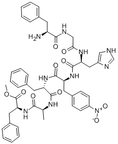 H-PHE-GLY-HIS-P-NITRO-PHE-PHE-ALA-PHE-OME CAS#: 50572-79-7